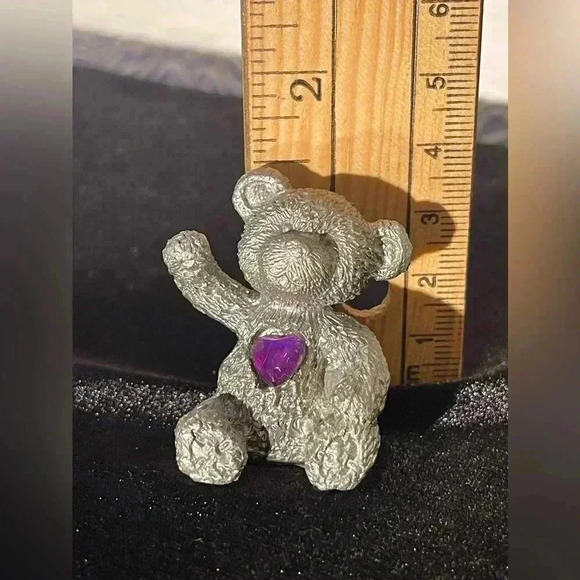 Vintage Miniature pewter bear figurine. circa estimated 1980s-90s - Picture 7 of 7